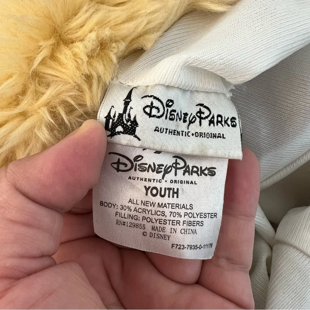 Vintage Authentic Disney Parks Chip and Dale Chipmunk Plush Hat- Youth